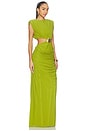 view 2 of 4 The Lyra Dress in Lime Green