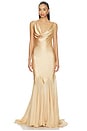 view 1 of 3 VESTIDO COLLEN in Gold