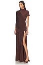 view 3 of 4 ROBE THE SPARROW in Espresso Brown