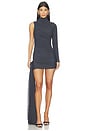 view 1 of 3 The Obsidia Dress in Dark Ash Grey