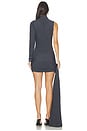view 3 of 3 The Obsidia Dress in Dark Ash Grey