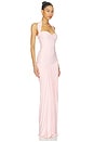 view 2 of 3 ROBE THE MARCIA in Marshmallow Pink