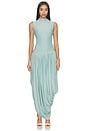view 2 of 4 The Penelope Dress in Dirty Mint