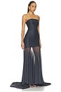 view 2 of 3 VESTIDO THE DAHLIA in Dark Ash Grey