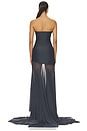 view 3 of 3 VESTIDO THE DAHLIA in Dark Ash Grey