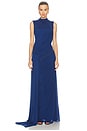 view 2 of 5 The Aether Dress in Cobalt Blue