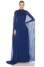 view 5 of 5 The Aether Dress in Cobalt Blue