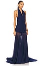 view 2 of 3 Chloe Gown in Navy Blue