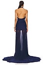 view 3 of 3 Chloe Gown in Navy Blue