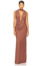 view 1 of 4 Aurelia Dress in Mocha