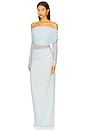 view 3 of 4 Bella Gown in Baby Blue