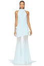 view 1 of 4 Celeste Gown in Baby Blue
