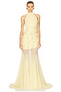 view 1 of 4 Celeste Gown in Butter Yellow
