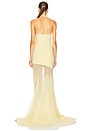 view 3 of 4 Celeste Gown in Butter Yellow