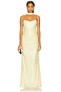 view 1 of 4 Giselle Gown in Butter Yellow