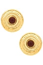 view 1 of 2 The Mia Earrings in Gold