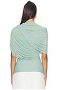 view 3 of 4 The Rose Top in Pale Teal