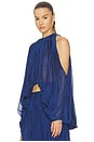 view 3 of 5 The Indigo Top in Cobalt Blue