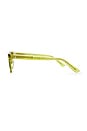 view 3 of 3 Earl Square Sunglasses in Crystal Green