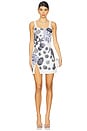 view 1 of 4 New Orleans Hand Embellished Dress in White Multi