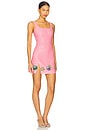 view 2 of 5 Seashell Hand Beaded Mini Dress in Pink
