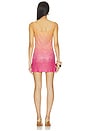 view 3 of 4 MINIVESTIDO SOFIA in Orange Ombre