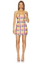 view 1 of 4 Candy-stripe Mini Dress in Multicolor