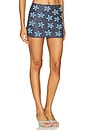 view 2 of 6 Starfish Skirt in Navy Blue & Pink