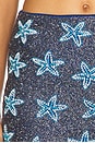 view 6 of 6 Starfish Skirt in Navy Blue & Pink