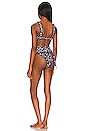 view 4 of 4 Camille Bikini Set in Black Floral