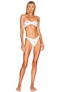 view 1 of 4 Mitzi Embroidered Bikini Set in White