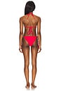 view 3 of 4 Seashell Bikini Set in Red