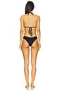 view 3 of 4 Fruit Triangle Bikini Set in Black