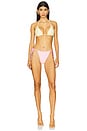 view 4 of 5 Nixie Color Block Bikini Bottom in Pink
