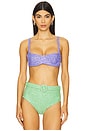 view 1 of 5 Heidi Underwire Beaded Bikini Top in Lilac