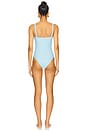 view 4 of 5 Selene Seashell One Piece Swimsuit in Light Blue