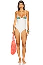 view 1 of 4 Seashell Crochet One Piece Swimsuit in Off White