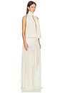 view 2 of 3 MAXIVESTIDO CRUZ in Cream