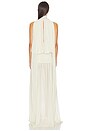 view 3 of 3 MAXIVESTIDO CRUZ in Cream