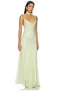 view 3 of 5 MAXIVESTIDO CALIMA in Mint Green