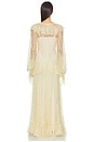 view 3 of 4 MAXIVESTIDO CLEMENTINA in Antique Yellow