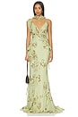 view 1 of 4 MAXIVESTIDO MAYARA in Rosa Polo Green