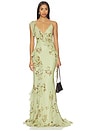 view 2 of 4 MAXIVESTIDO MAYARA in Rosa Polo Green