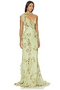 view 3 of 4 MAXIVESTIDO MAYARA in Rosa Polo Green