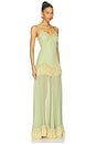 view 2 of 3 MAXIVESTIDO ESTELA in Mint Green