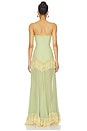 view 3 of 3 MAXIVESTIDO ESTELA in Mint Green