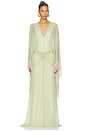 view 2 of 4 MAXIVESTIDO EVITA in Mint Green