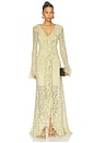 view 1 of 3 MAXIVESTIDO XIMENA in Antique Yellow