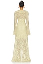 view 3 of 3 MAXIVESTIDO XIMENA in Antique Yellow