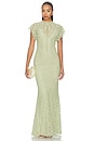 view 1 of 4 ROBE MAXI LAIA in Mint Green